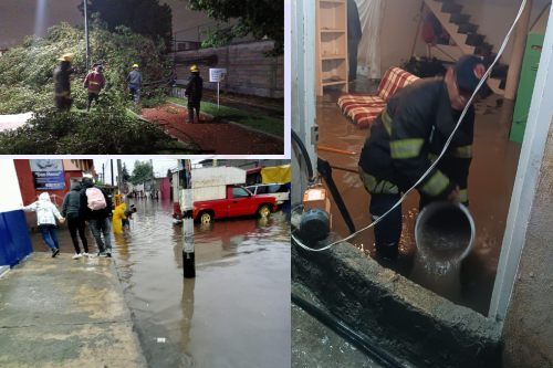 Encharcamientos, desbordamiento, y caída de árboles y cables , entre las afectaciones de ayer en Toluca